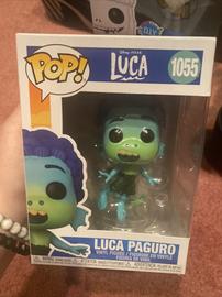 Funko Pop! Disney Pixar Luca - Luca Paguro (Sea Monster) #1055 Vinyl Figure  New