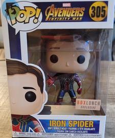 iron spider unmasked funko pop