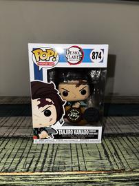 Funko POP! Animation: Demon Slayer Kimetsu No Yaiba - Tanjiro Kamado  Hinokami Kagura Dance CHASE #874 Special Edition - Wanted