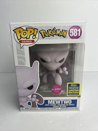 2020 Summer Convention Exclusive Games #581 Pokemon Flocked Mewtwo Funko Pop 2020 Summer Convention Exclusive Games #581 Pokemon Flocked Mewtwo Funko Pop