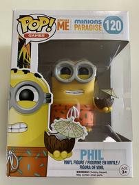 Despicable Me Minions Paradise Phil Pop Vinyl Figure Funko 120 for sale online