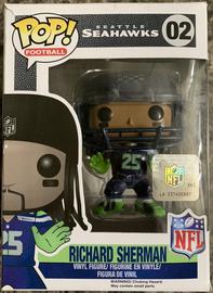 FUNKO POP! Sports NFL Seattle Seahawks Richard Sherman Vinyl Figure #02  Complete