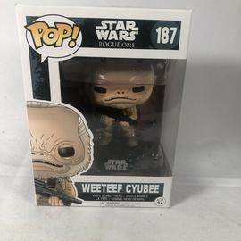 Details about   Funko Pop Star Wars #187 Weeteef Cyubee w/ Pop Protector