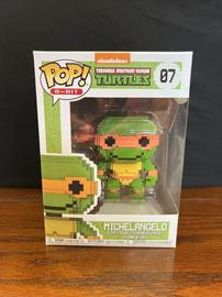 Funko Pop! 8-Bit: Teenage Mutant Ninja Turtles - Michelangelo #7 for sale  online