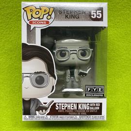 Funko POP! Stephen King With Balloon Black & White FYE Exclusive shops #55 1