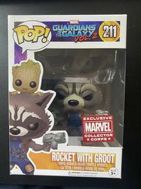 funko rocket with groot