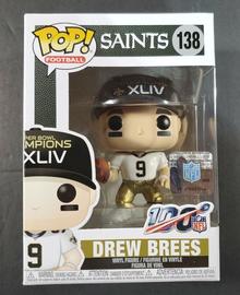 Funko Pop! Football New Orleans Saints Drew Brees SB Champions XLIV Figure  #138 - US