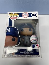 AARON JUDGE MLB NEW YORK YANKEES BASEBALL #04 FUNKO POP FIGURE GRAY GREY  JERSEY