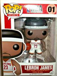 Funko Pop Lebron James #01 White Jersey Cavaliers 23 India