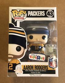 Funko Pop! NFL Packers AARON RODGERS Figure #43 w/ Protector – Toystops