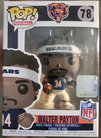 Funko Pop! Football NFL Chicago Bears Walter Payton Figure #78 Blue Jersey  - US